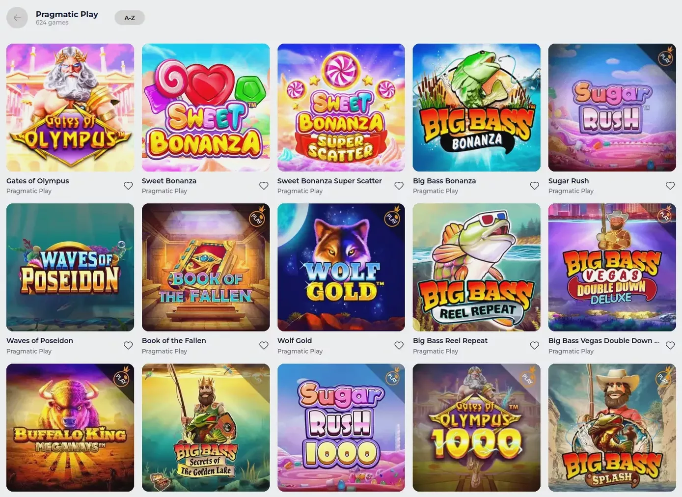 Игровой каталог Dragon Money
